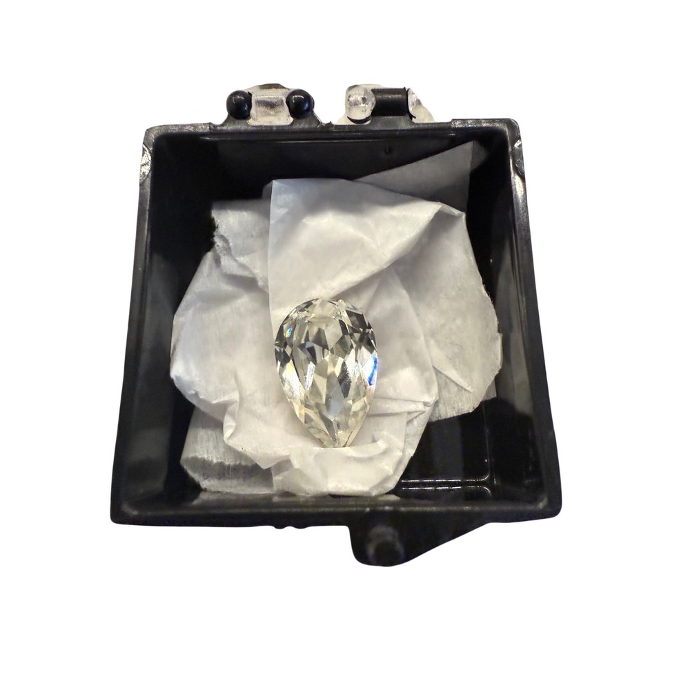 Swarovski Crystal Pear Shaped 12 mm Clear with Box